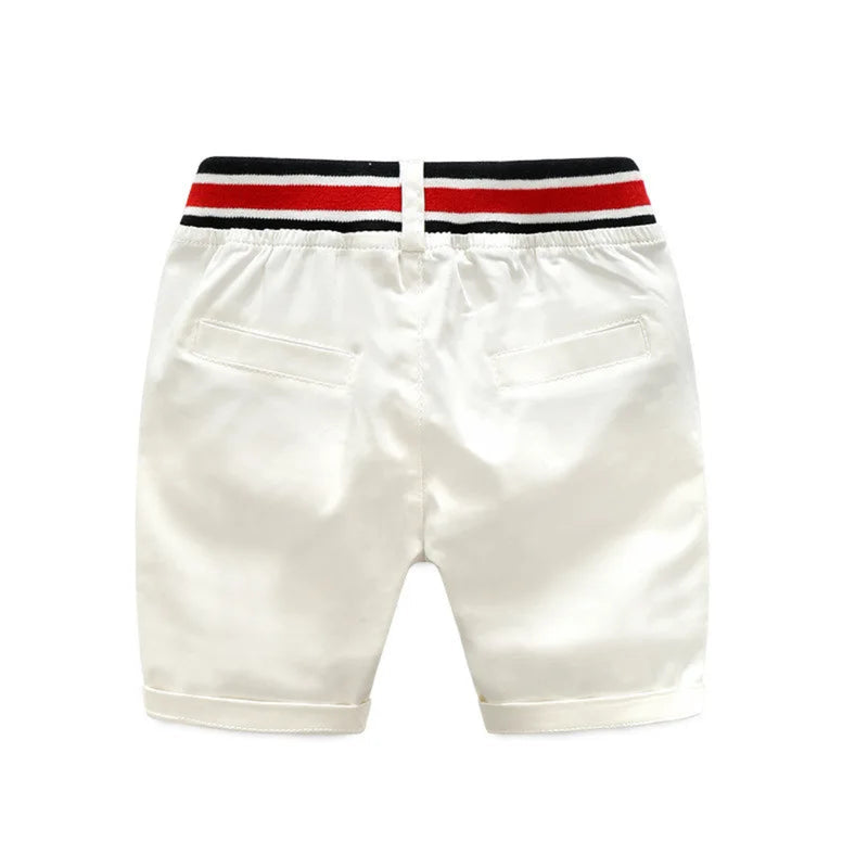 Conjunto de camisa e calça listrada de manga curta infantil, roupa de bebê, cavalheiros, terno elegante, roupa de treino infantil, menino, casual, verão