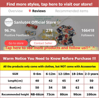 Sanlutoz Bodysuits para bebês fofos xadrez roupas para meninas manga comprida outono macacões para bebês