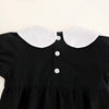 MILANCEL-Bodysuit patchwork para meninas infantis, roupas de bebê, fofas, colarinho Peter Pan, outwear para criança, 0-2 Y, verão, 2022