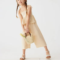 2025 verão bebê menina define moda casual camisola camisa e calças soltas para crianças meninas