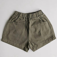 Os recém-chegados shorts de verão para meninos crianças roupas doces cor curto bebê meninas estilo coreano calças jovens crianças 12m-6y