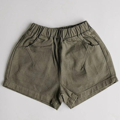 Os recém-chegados shorts de verão para meninos crianças roupas doces cor curto bebê meninas estilo coreano calças jovens crianças 12m-6y
