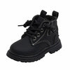Crianças inverno novo grosso de pelúcia quente botas de neve sapatos de algodão crianças bebê outono único botas moda bota de couro do plutônio