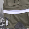 Moda verão crianças retalhos roupas bebê menino menina bolso t camisa shorts 2 pc/set criança casual roupas esportivas crianças agasalhos