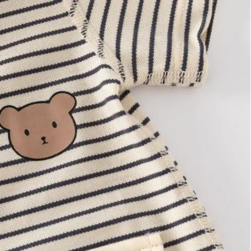 Macacão de manga curta para bebê masculino e feminino, puro algodão, roupas harém versáteis, elegante, verão, 1 pc