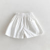 Bebés, meninas e meninos shorts vintage, calças curtas infantis, algodão, respirável, design de 3 bolsos, verão, crianças