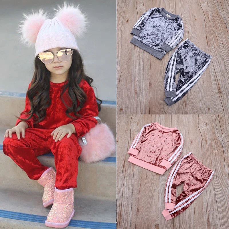 2025 primavera outono criança meninos conjunto de roupas meninas moda 2 pçs crianças conjuntos de roupas para bebê menino menina casual wear outfit terno macio