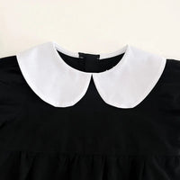 MILANCEL-Bodysuit patchwork para meninas infantis, roupas de bebê, fofas, colarinho Peter Pan, outwear para criança, 0-2 Y, verão, 2022
