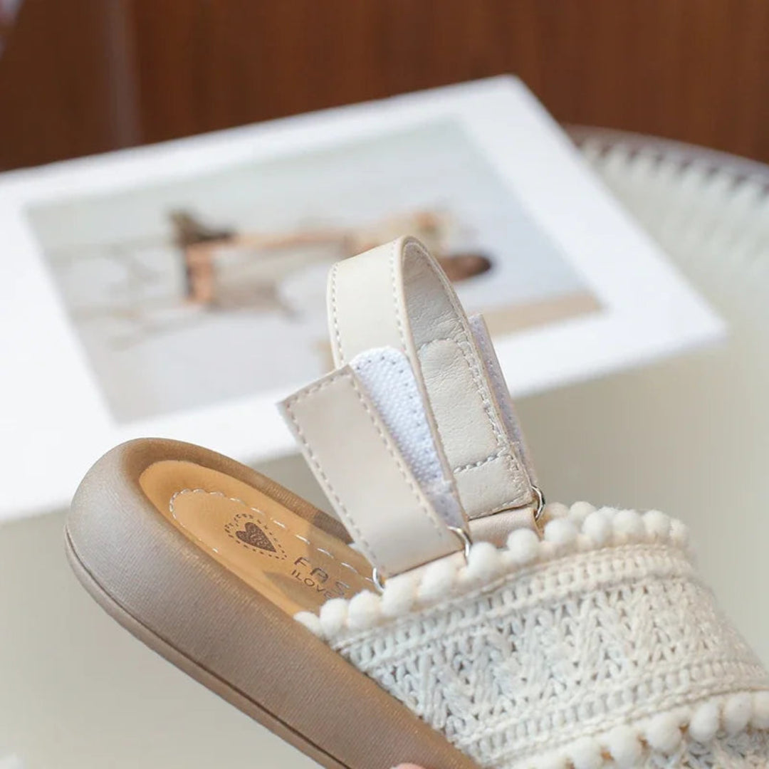 Meninas verão sapatos de praia estilo étnico crianças sandálias casuais sola macia moda crianças retro princesa sapatos verão novo