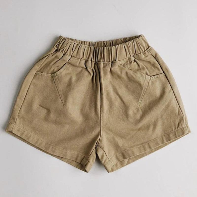 Os recém-chegados shorts de verão para meninos crianças roupas doces cor curto bebê meninas estilo coreano calças jovens crianças 12m-6y