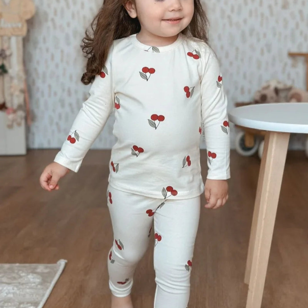Conjunto de roupas infantis de algodão para meninos e meninas de 1 a 6 anos, roupa casual com calça superior e calça, conjunto de pijama de 2 peças para crianças