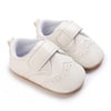 Clássico sapatos de bebê recém-nascido branco sapatos casuais meninos meninas sapatos moda tênis sola macia antiderrapante sapatos da criança primeiros caminhantes