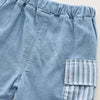 Novas crianças moda meninos denim conjuntos de roupas casuais camisas listradas shorts 2 pçs crianças terno ao ar livre da criança terno 0-5 anos