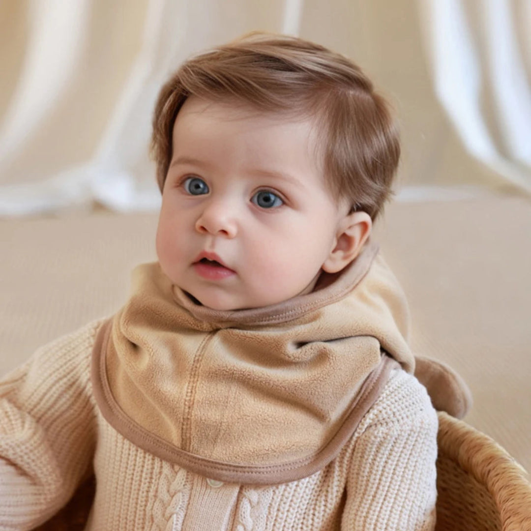 Chapéus de bebê cachecol conjunto inverno criança polar velo balaclavas infantil bonito proteção de orelha chapéus bebê meninos/meninas bonés quentes cachecol conjunto