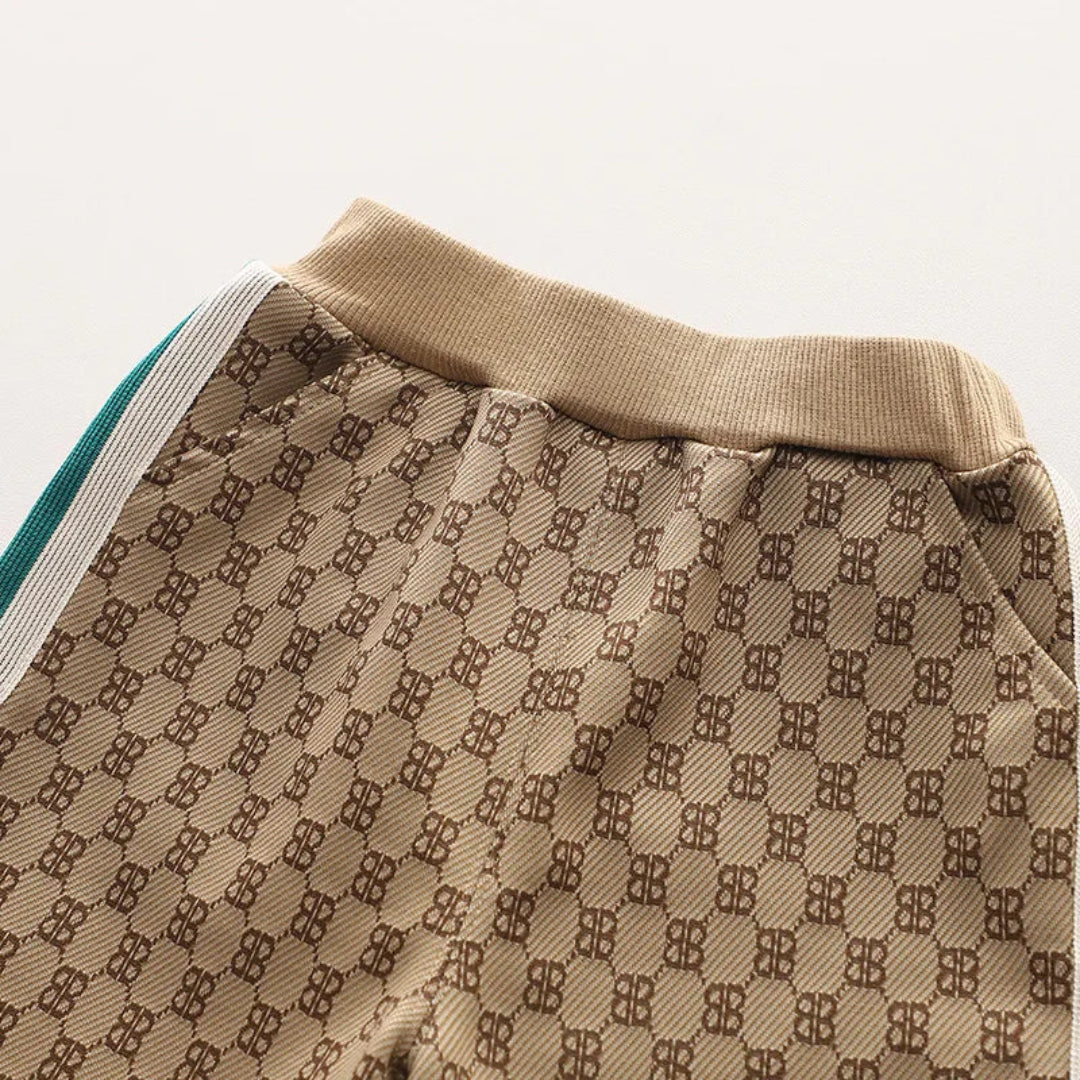 Nova primavera outono roupas do bebê menino ternos crianças imprimir letras casaco calças 2 pçs/set criança casual crianças roupas de moda 0-5years