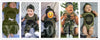 Conjunto de roupas camufladas de manga curta, 3 peças, com chapéu, roupas para bebês recém-nascidos, verão, esportes de rua, terno para crianças de 0 a 18 meses
