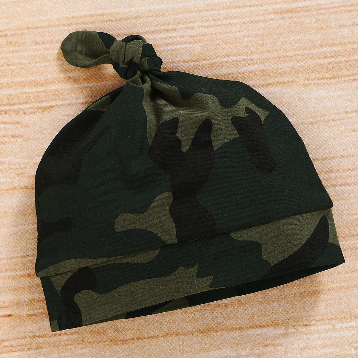 Conjunto de roupas camufladas de manga curta, 3 peças, com chapéu, roupas para bebês recém-nascidos, verão, esportes de rua, terno para crianças de 0 a 18 meses