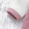 Bebê recém-nascido macacão de malha infantil menina macacão bonito arcos outono roupas do miúdo chapéu criança macacão 0-18m roupa quente manga longa 2pc