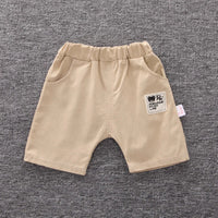 Verão bebê menino conjuntos de roupas moda urso bordado manga curta camiseta + shorts crianças 2 pçs terno 1-5y menina crianças conjunto esportivo