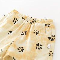 Milancel novo conjunto de roupas de verão para bebês meninos colete com estampa de leão + shorts com estampa de pata 3-24 meses roupa confortável para meninas pequenas 2 peças