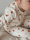 Conjunto de roupas infantis de algodão para meninos e meninas de 1 a 6 anos, roupa casual com calça superior e calça, conjunto de pijama de 2 peças para crianças