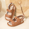 Novas sandálias do bebê sapatos de bebê menino menina sandálias pu sola de fundo macio anti-deslizamento infantil primeiro walker sapatos de berço mocassins recém-nascidos