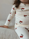 Conjunto de roupas infantis de algodão para meninos e meninas de 1 a 6 anos, roupa casual com calça superior e calça, conjunto de pijama de 2 peças para crianças