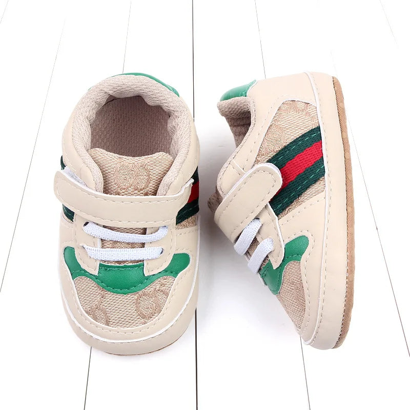 Recreativo infantil meninas e meninos tênis recreativo batismo antiderrapante sapatos de caminhada moda 0-18m sapatos esportivos casuais