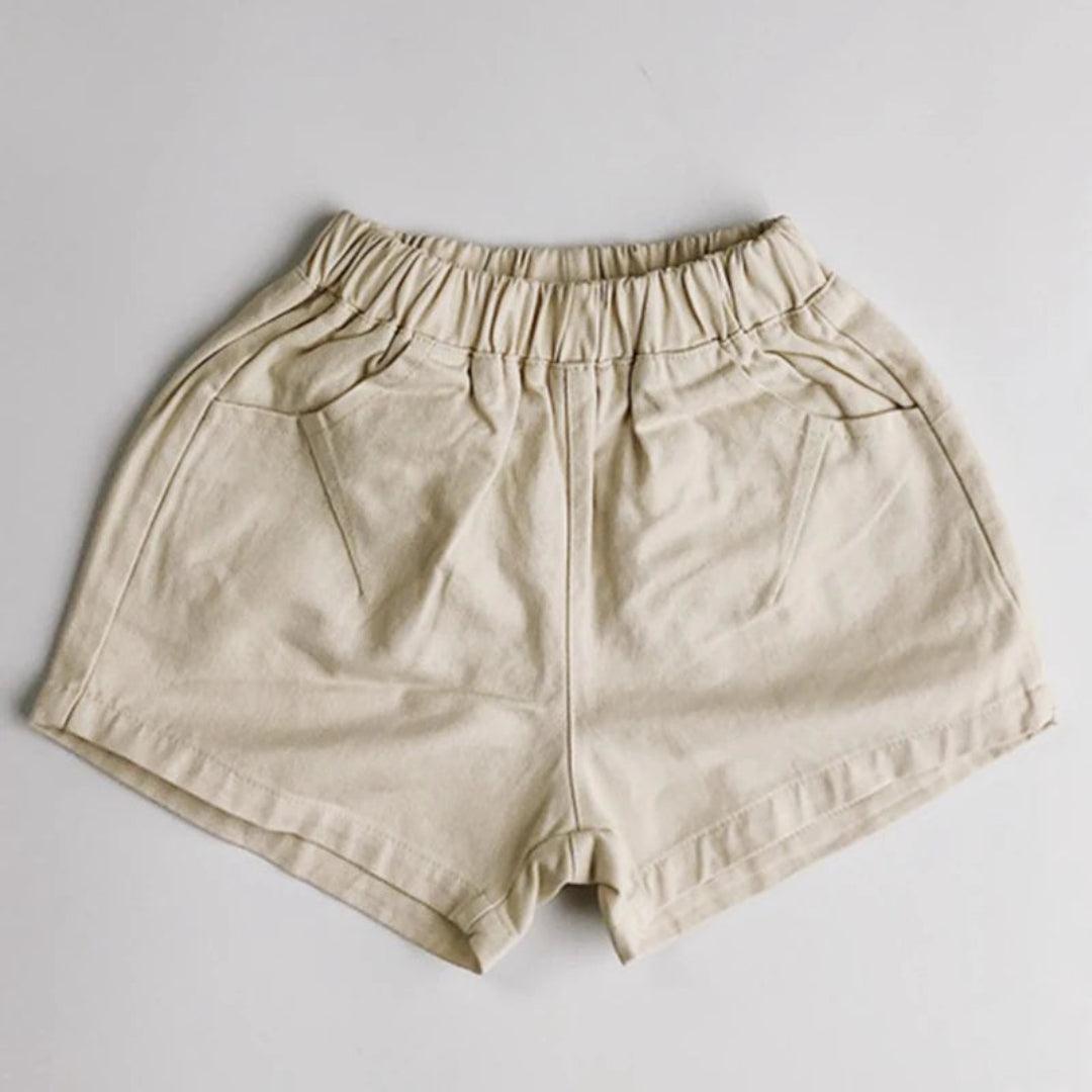 Os recém-chegados shorts de verão para meninos crianças roupas doces cor curto bebê meninas estilo coreano calças jovens crianças 12m-6y