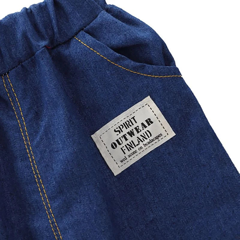 2 pçs crianças roupas para menino 1-4y coroa impressão camisa + jeans curto verão algodão macio crianças conjunto da criança casual passeio moda terno