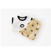 Milancel novo conjunto de roupas de verão para bebês meninos colete com estampa de leão + shorts com estampa de pata 3-24 meses roupa confortável para meninas pequenas 2 peças