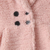 Lioraitiin criança bebê menina outono inverno roupas sherpa trench coat velo vestido de princesa casaco jaqueta crianças sobretudo