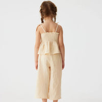 2025 verão bebê menina define moda casual camisola camisa e calças soltas para crianças meninas