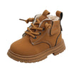 Crianças inverno novo grosso de pelúcia quente botas de neve sapatos de algodão crianças bebê outono único botas moda bota de couro do plutônio