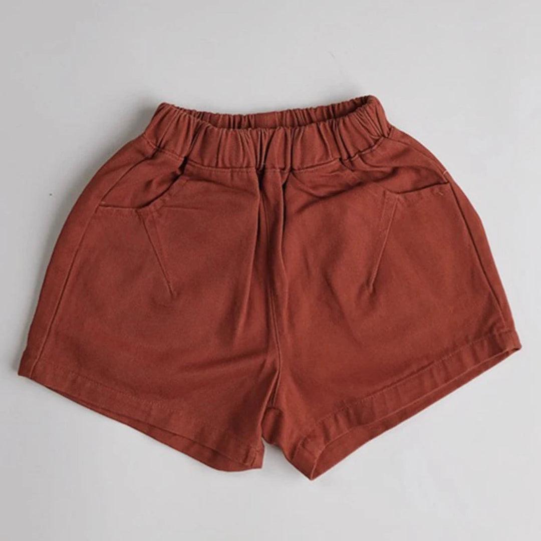 Os recém-chegados shorts de verão para meninos crianças roupas doces cor curto bebê meninas estilo coreano calças jovens crianças 12m-6y