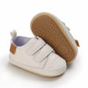 Clássico sapatos de bebê recém-nascido branco sapatos casuais meninos meninas sapatos moda tênis sola macia antiderrapante sapatos da criança primeiros caminhantes