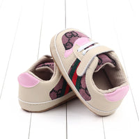 Recreativo infantil meninas e meninos tênis recreativo batismo antiderrapante sapatos de caminhada moda 0-18m sapatos esportivos casuais