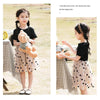 Gaze infantil inchado princesa vestido, estrelas de aniversário, moda casual feminina, elegância para festa, crianças de 1 a 7 anos, verão