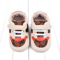 Recreativo infantil meninas e meninos tênis recreativo batismo antiderrapante sapatos de caminhada moda 0-18m sapatos esportivos casuais